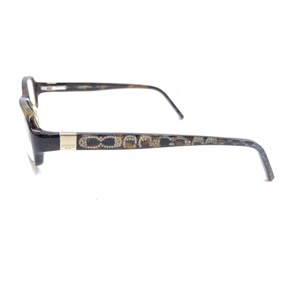 Coach Twila 849 Brown Tortoise Rectangle Eyeglasses Frames 50-16 135 Designer - Picture 7 of 12